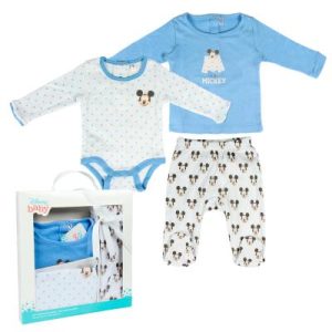 Baby geschenkset Mickey Mouse (3-delig)