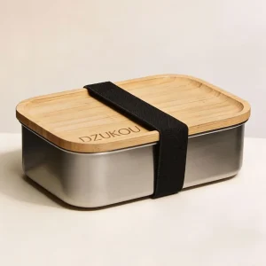 Jim Corbett - RVS Lunchbox met Bamboe Deksel 1200 ml
