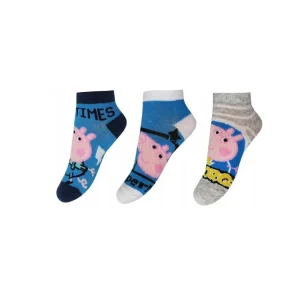 3 paar enkelsokjes Peppa Pig